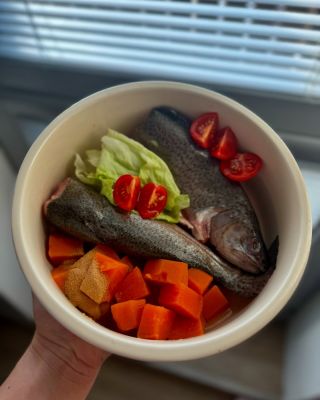 🐟 Ryby v jídelníčku psa? Rozhodně ano! Syrové ryby jsou skvělým zdrojem omega-3 mastných kyselin, které podporují zdravou...
