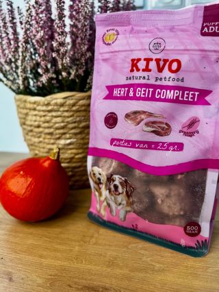 KIVO komplety, jak je znáte… jen teď v novém, praktickém balení! 🐾❄️ 💚 100 % maso (svalovina), kosti a vnitřnosti – nic...